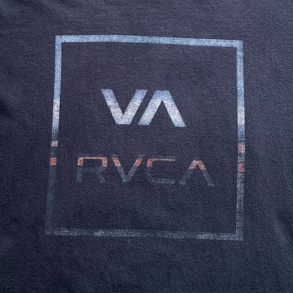 RVCA Mens Large T-shirt Black